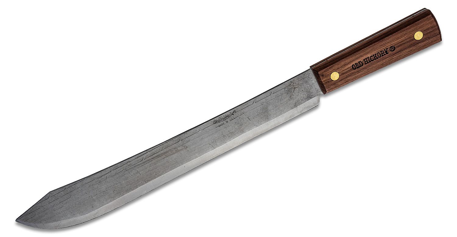 Hickory Butcher Knife 14" High Carbon Steel Blade 5-3/8" Handle - 7113