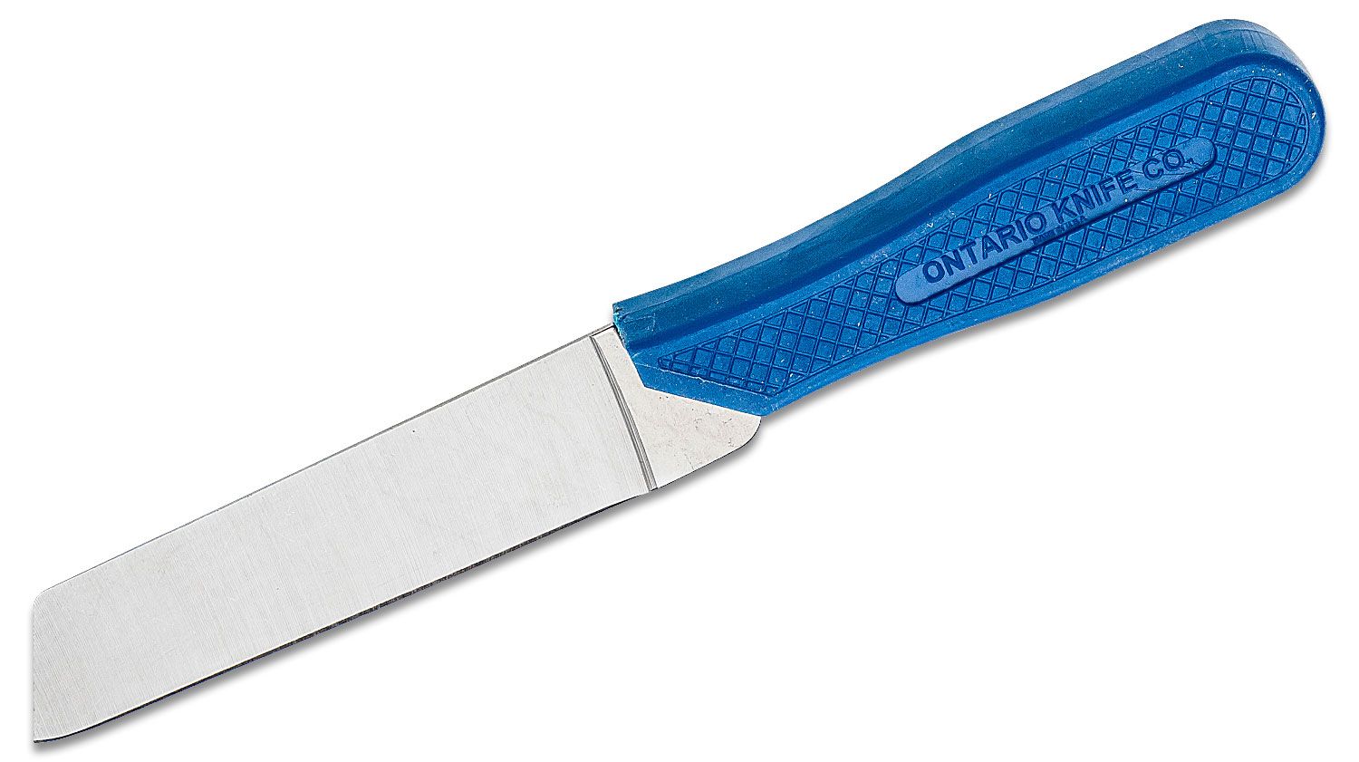 Ontario Seed Potato Field Knife 3.75 Stainless Steel Blade, Blue Plastic  Handle - KnifeCenter - 5125SS - Discontinued