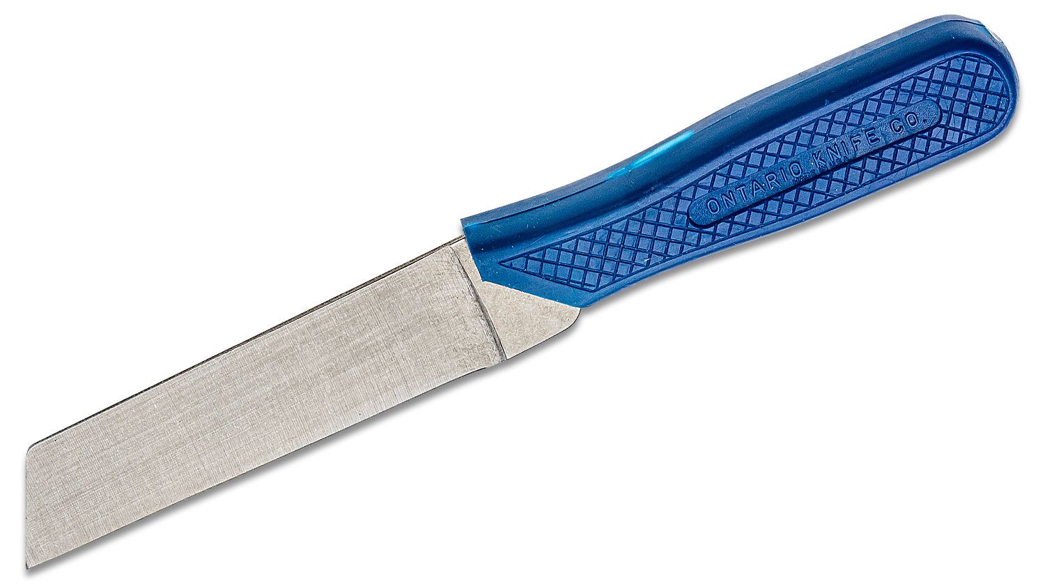 Ontario Vegetable Field Knife 3.75 inch Stainless Steel Blade, Blue Plastic  Handle