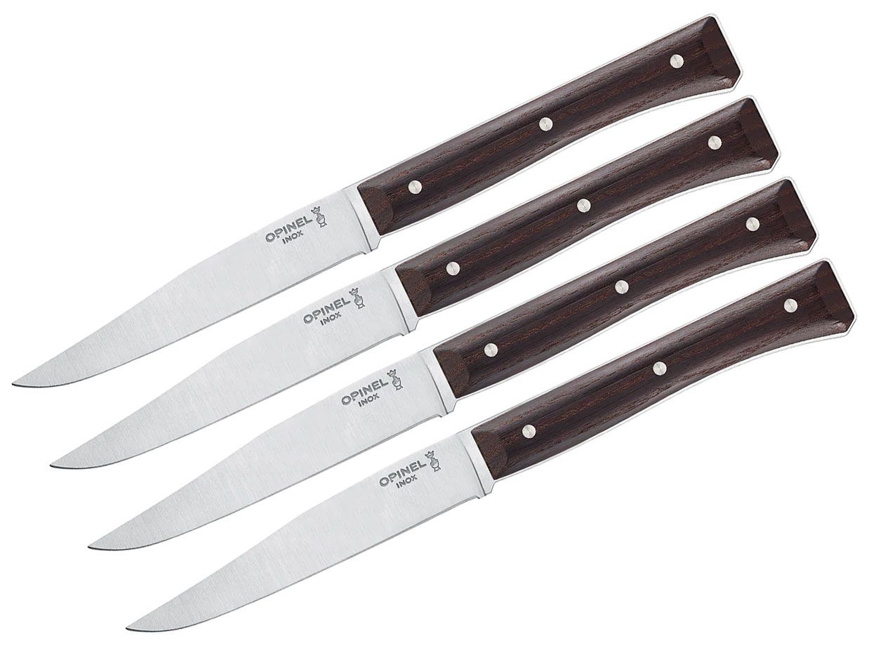 Opinel Facette Full-Tang Steak Knives, Set of 4, Wood Handles on Food52