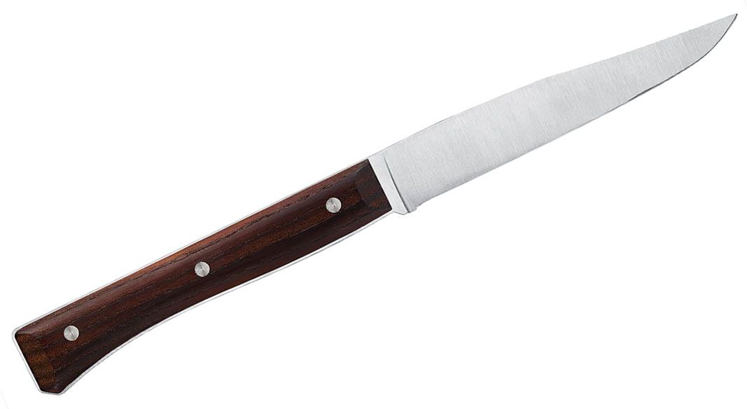 Opinel Facette Steak Knives, Ash Wood