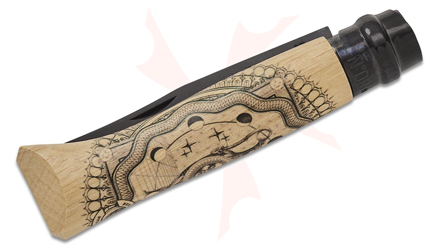 Opinel N08 Artist Limited Edition V Cosmos Folding Knife 3.28