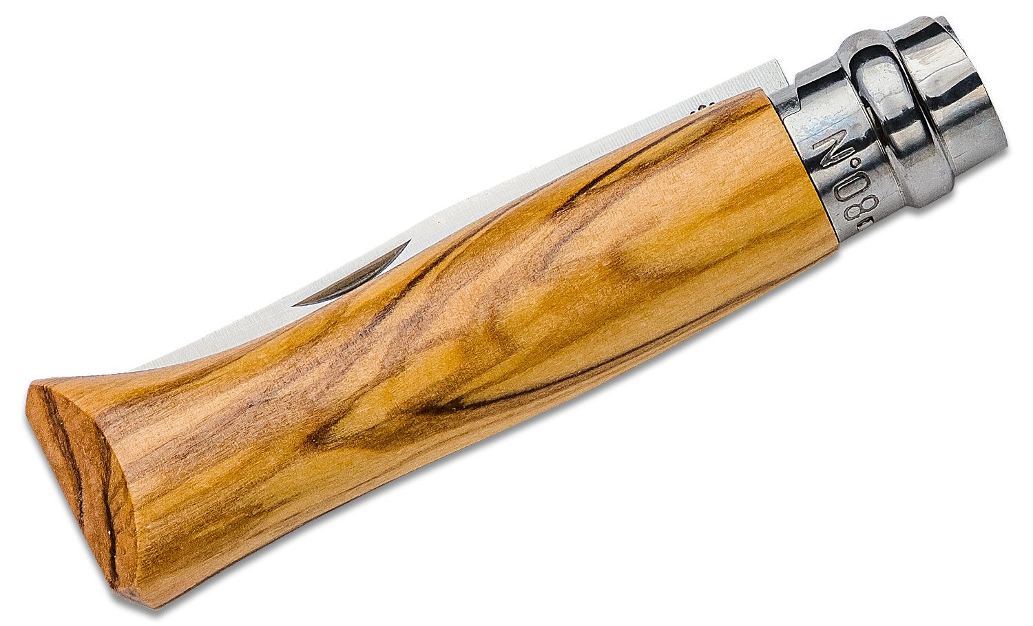 Knife ring Olive wood handle