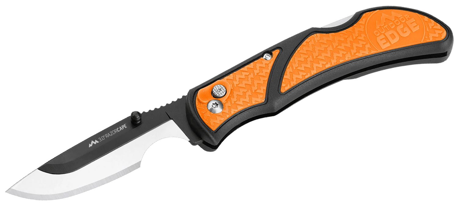 Outdoor Edge 3.0 Razor-Cape Lockback Replaceable Blade Folding Knife