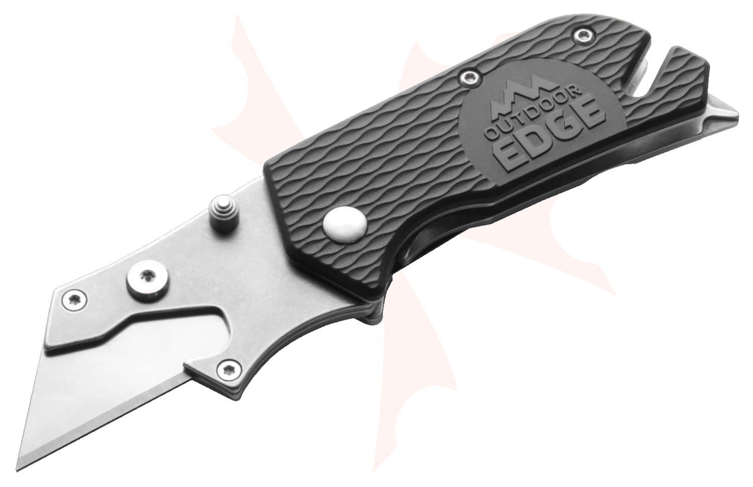 Outdoor Edge Utilipro Folding MultiFunction Utility Knife, Black GFN