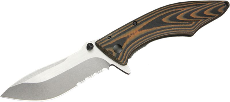 Outdoor Edge Conquer 3 inch Plain Edge Folding Knife