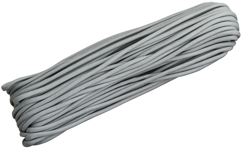 Atwood Rope 550 Paracord, Gray, 100 Feet - KnifeCenter - RG001H