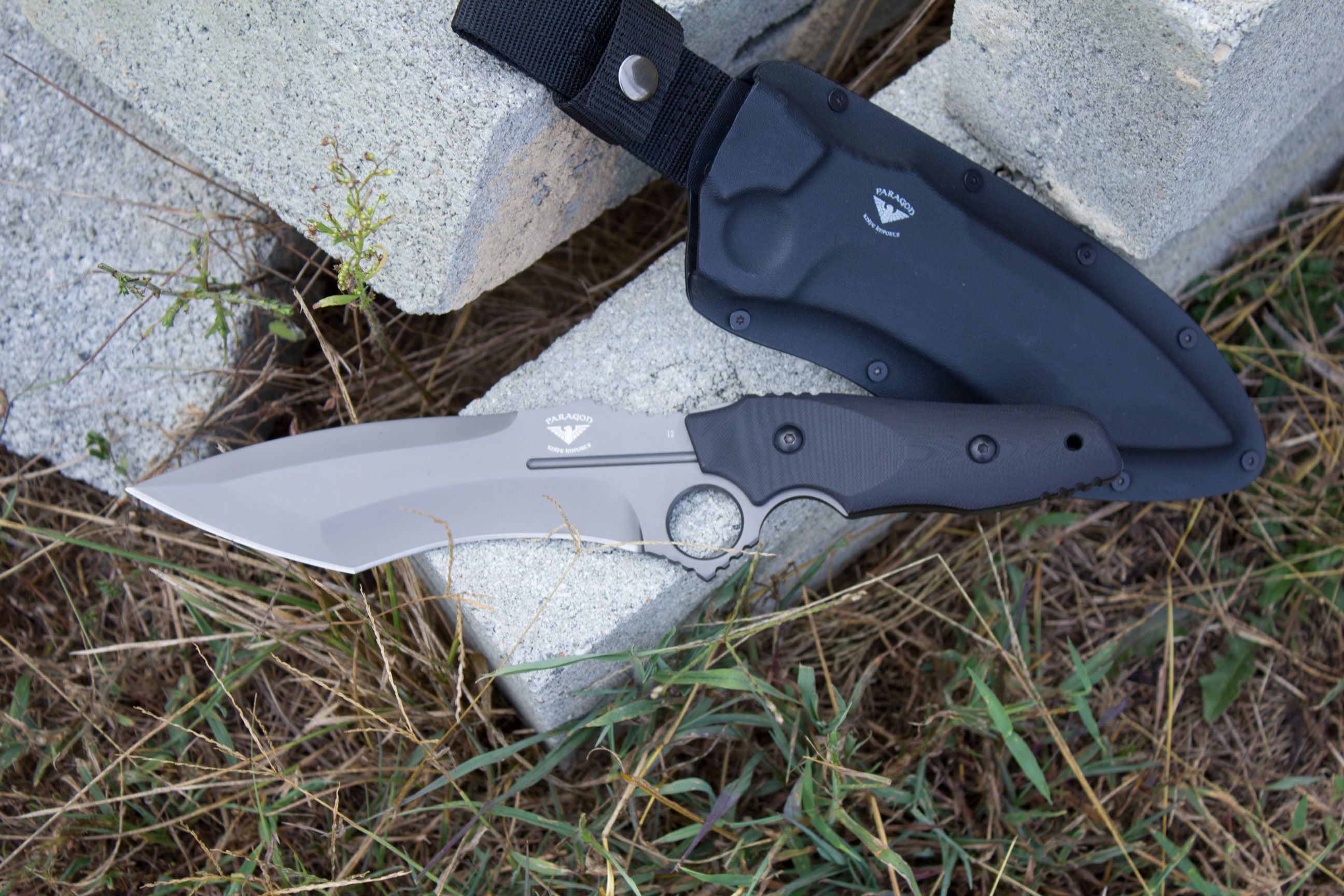Paragon Knife Imports by Asheville Steel Warlord Fixed 7.5