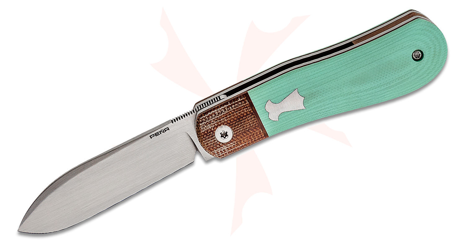 ヴィンテージ ナプコ ミスキューティパイ napco レフトン Enrique Pena Custom Dogleg Jack Front Flipper Knife 3
