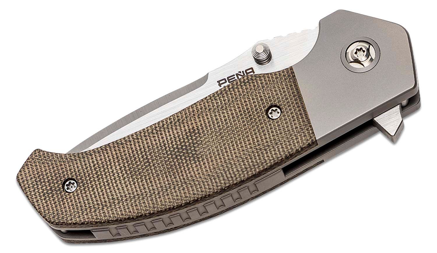 Enrique Pena X Series Mini Diesel Flipper Knife 3.25