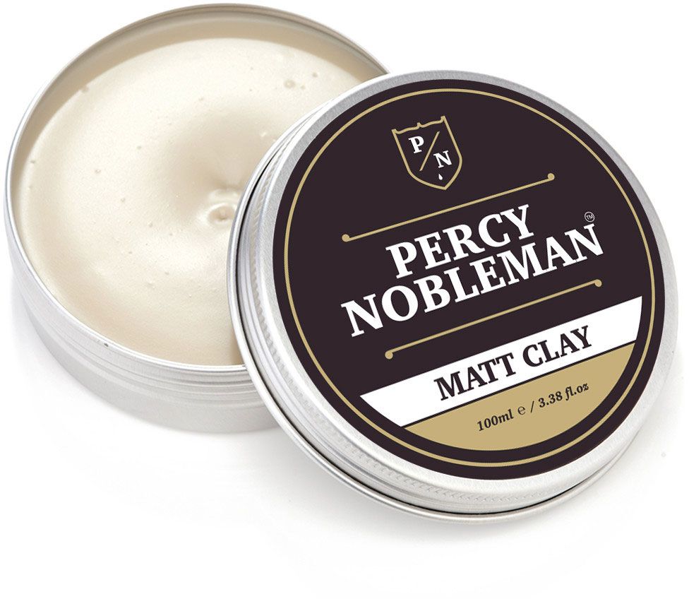 Percy Nobleman Matt Clay Hair Wax 100ml Tin Knifecenter 03601