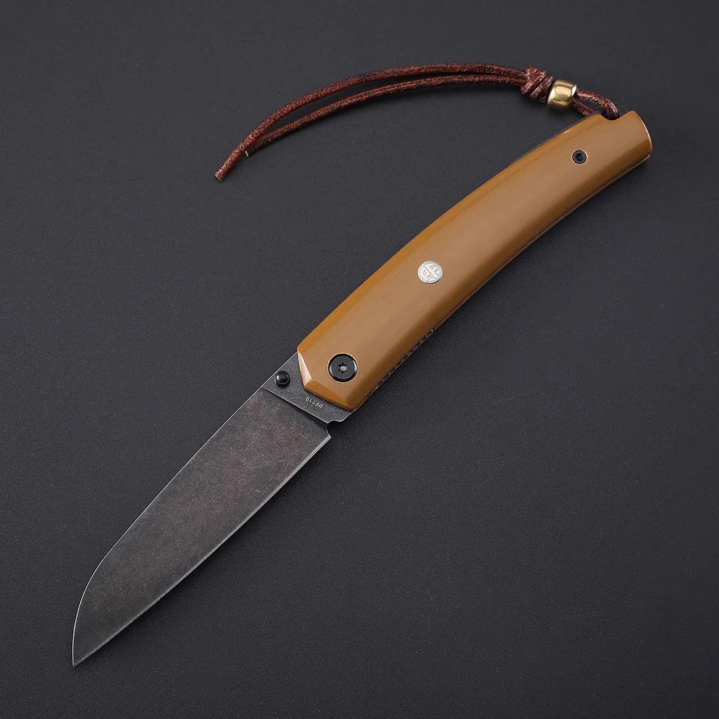 Petrified Fish PF719 Patte Linerlock Folding Knife 3.35" Sandvik 12C27 ...