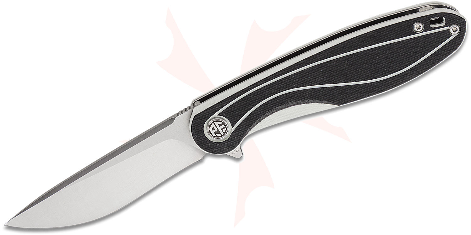 Petrified Fish PF858 Skipper Linerlock Flipper Knife 3.15" D2 Satin ...