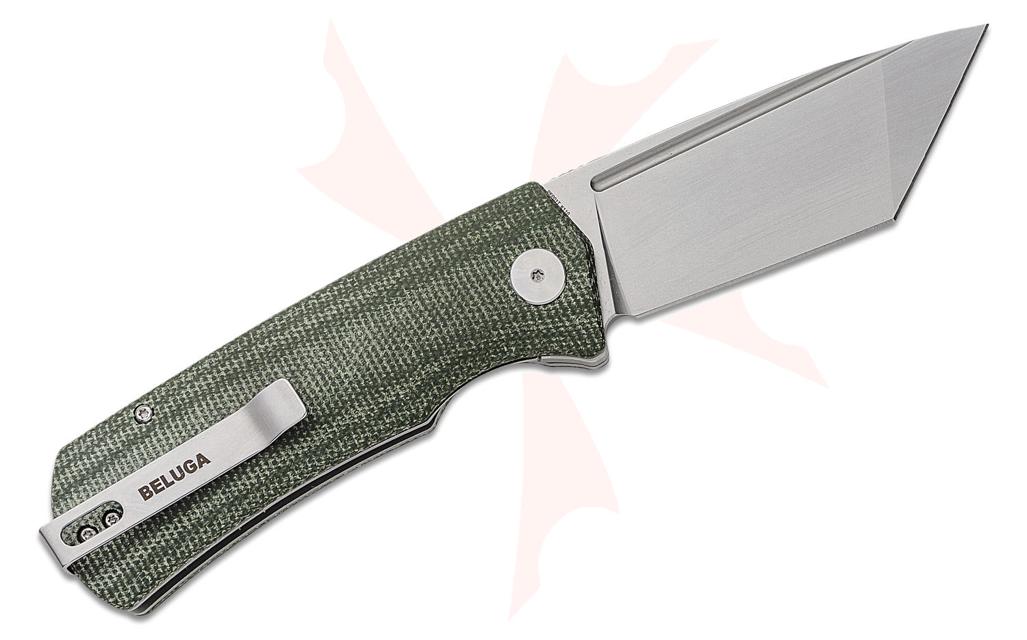 Petrified Fish PFP01T Coltello Pieghevole Beluga: Lama K110 E Manico In Micarta - 3
