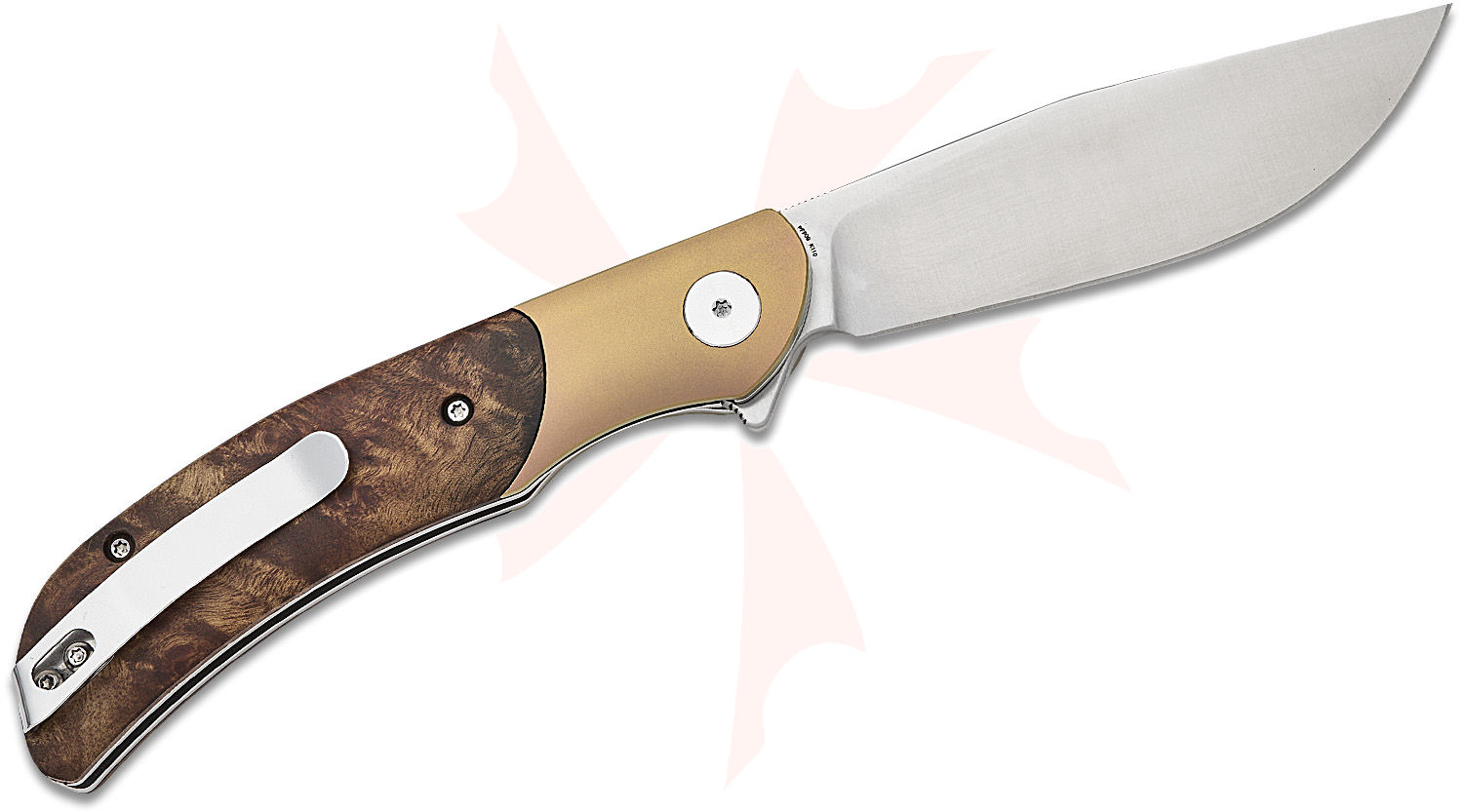 Petrified Fish PFP09 Hourglass Liner Lock Flipper Knife 3.54" K110