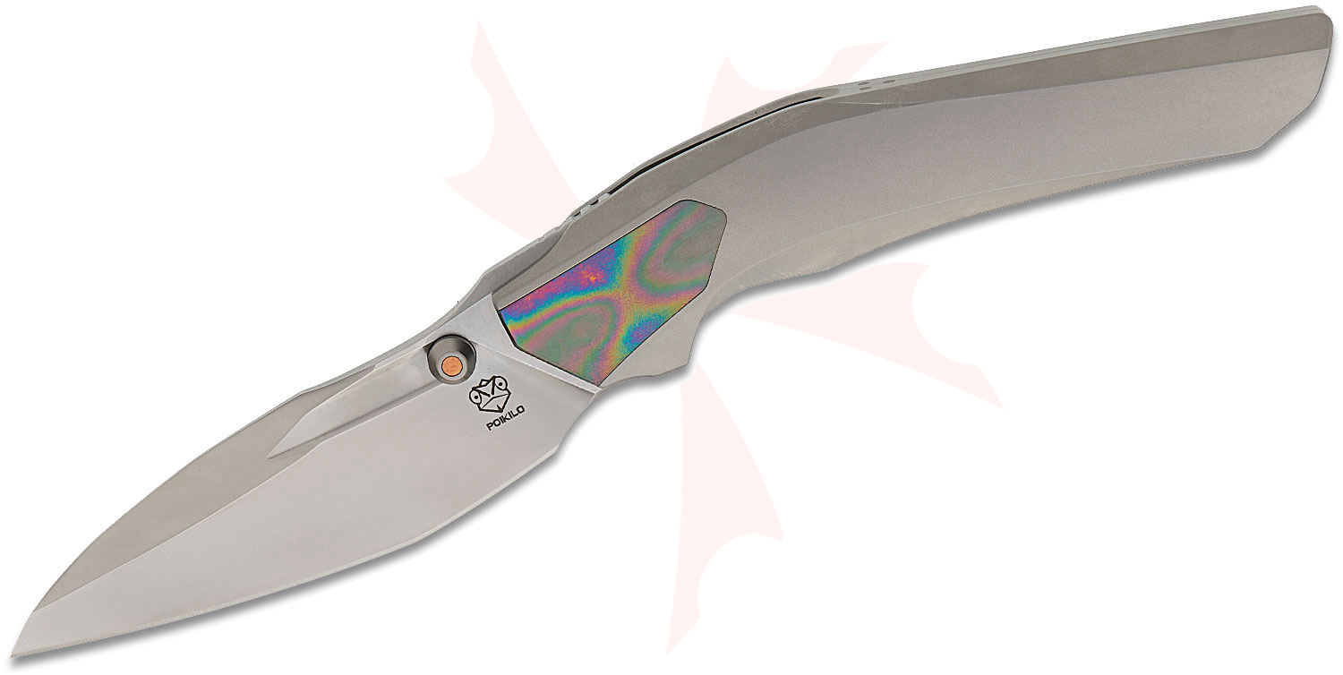 ピノキオ Poikilo Blade VK-Odon Standard 1 Frame Lock Front Flipper Knife