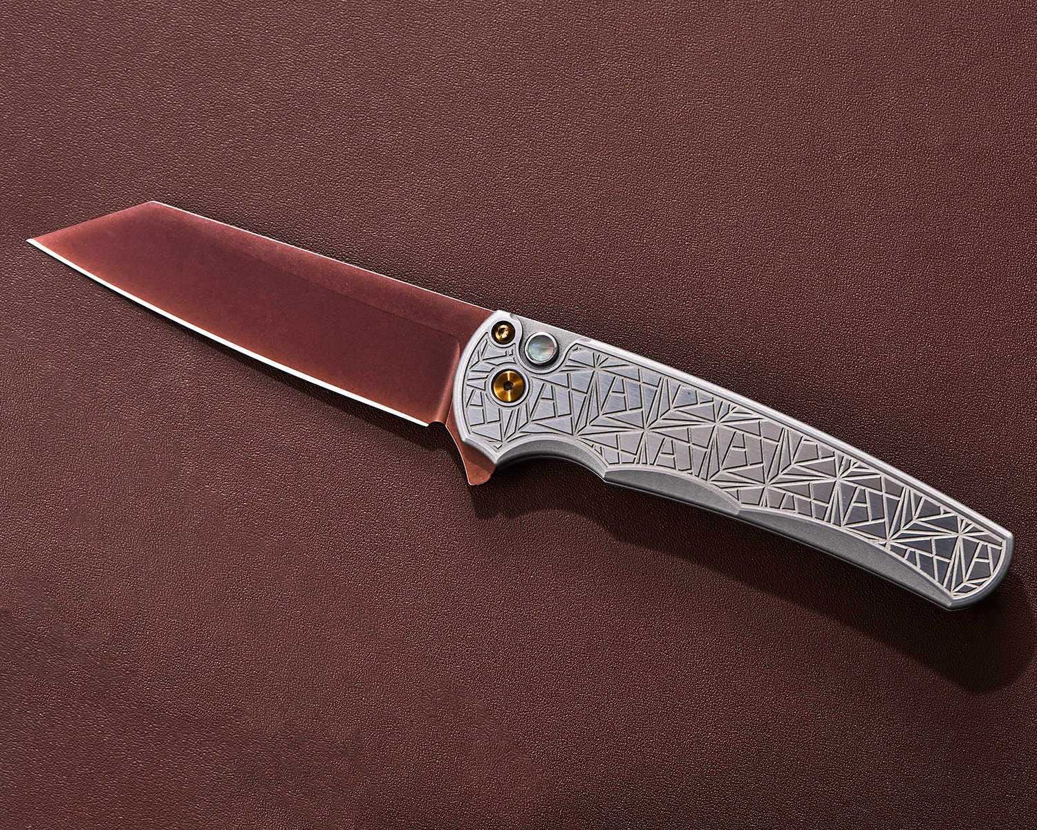 Pro-Tech Custom Malibu Manual Flipper Knife 3.3
