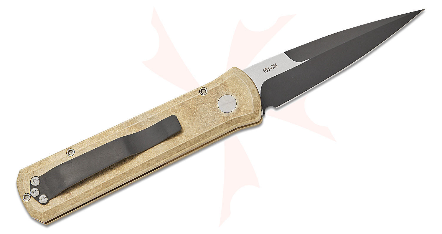 Pro-Tech 7111 Limited Edition Godson AUTO Folding Knife 3.15