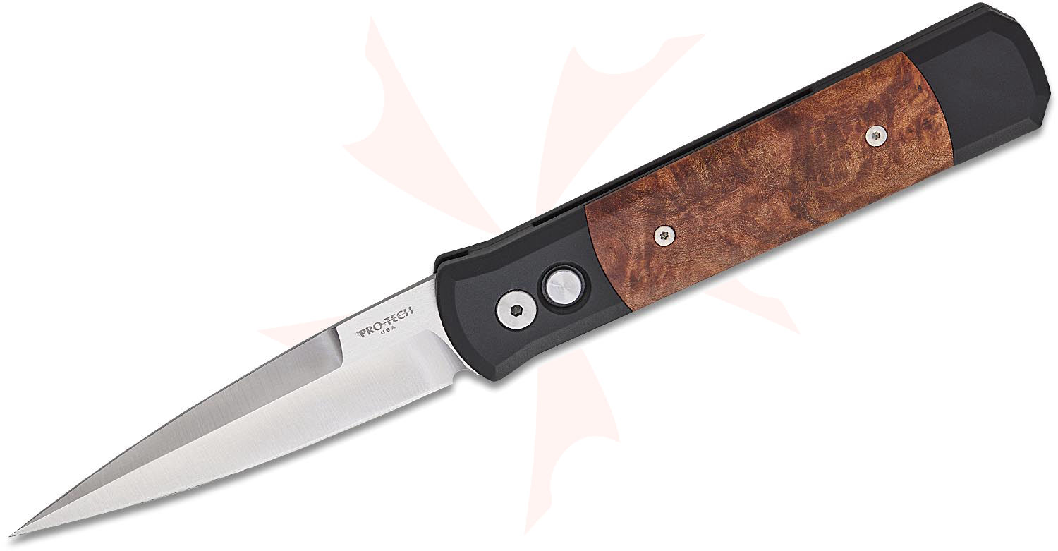 Pro-Tech 906-SATIN Godfather AUTO Folding Knife 4