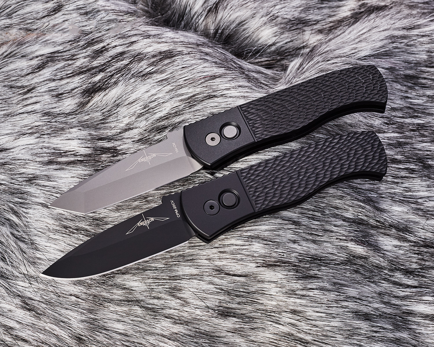 Pro-Tech Emerson CQC7A AUTO Folding Knife 3.25" CPM-20CV Black DLC ...