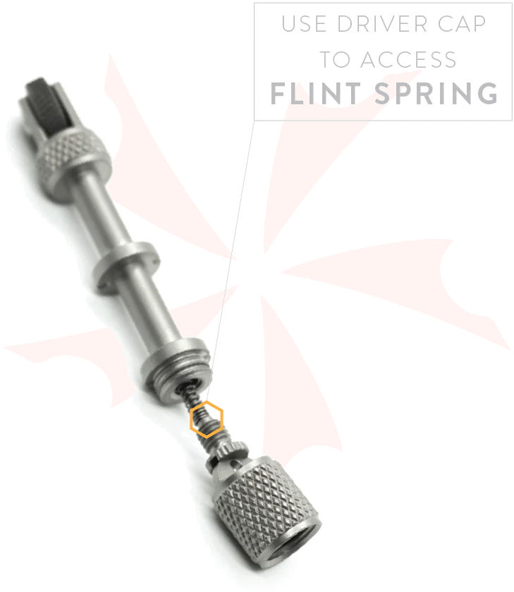 Prometheus Design Werx PDW Ti-1HSU Survival Multi-Use Fire Starter