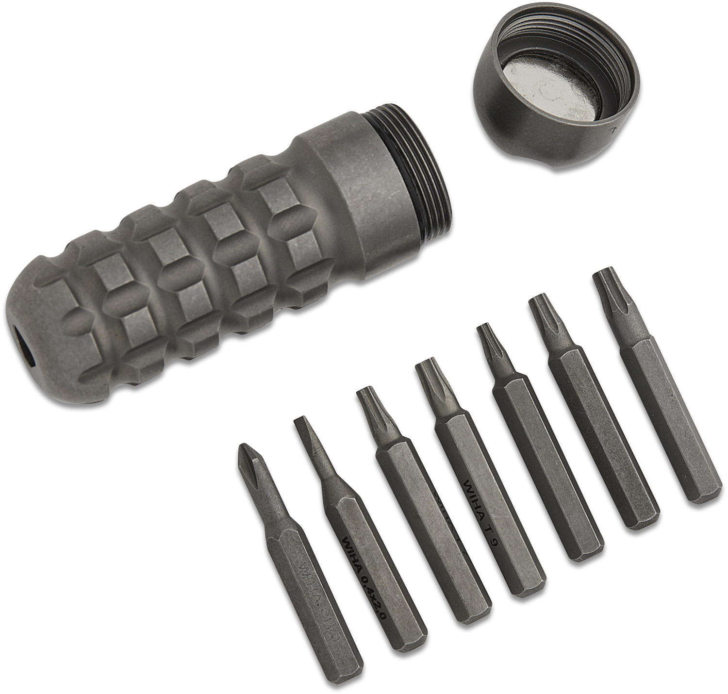 STEEL FLAME × prometheus design werx Steel Flame Titanium Dog Tag - All Terrain/Gray Knights with