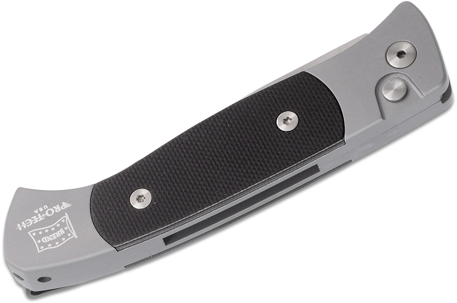 Pro-Tech 1201 Brend Design AUTO #2 Folding Knife 2.9" 154CM Satin Plain ...
