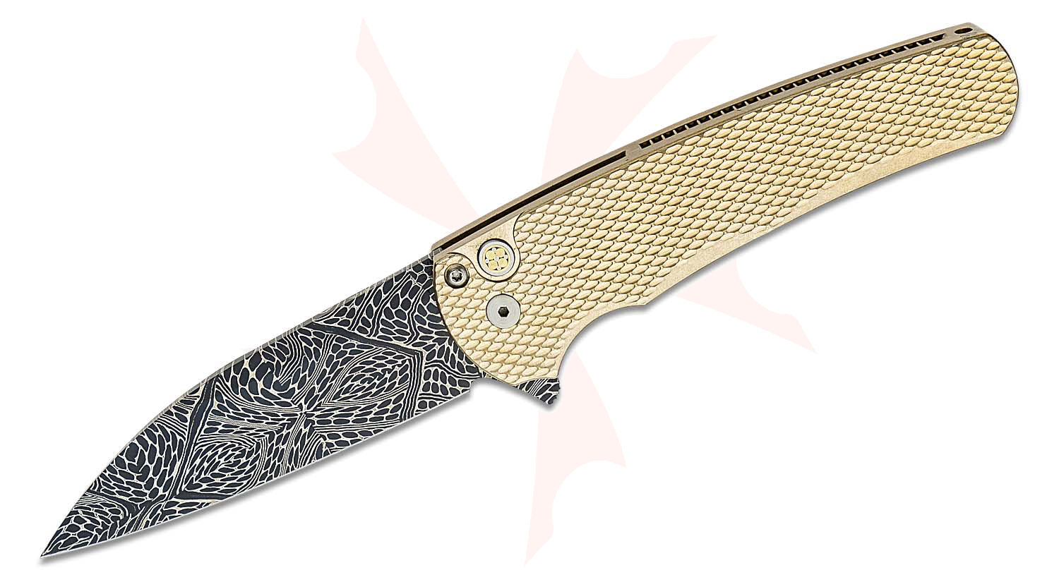 Pro-Tech 5111-DAM Limited Edition Malibu Manual Flipper Knife 3.30