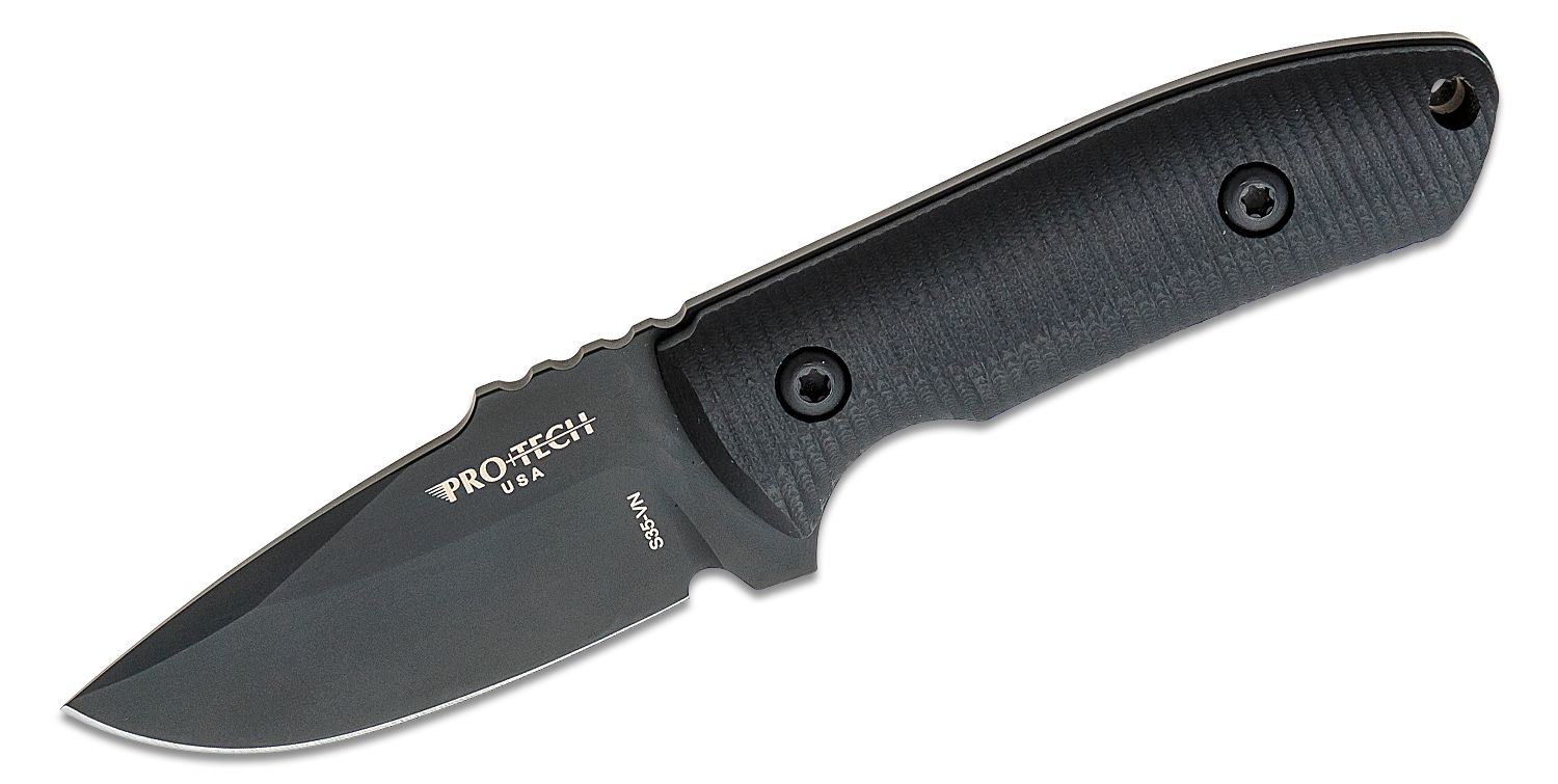 Pro-Tech LG513 Les George SBR Short Bladed Rockeye Fixed Blade Knife 2. ...