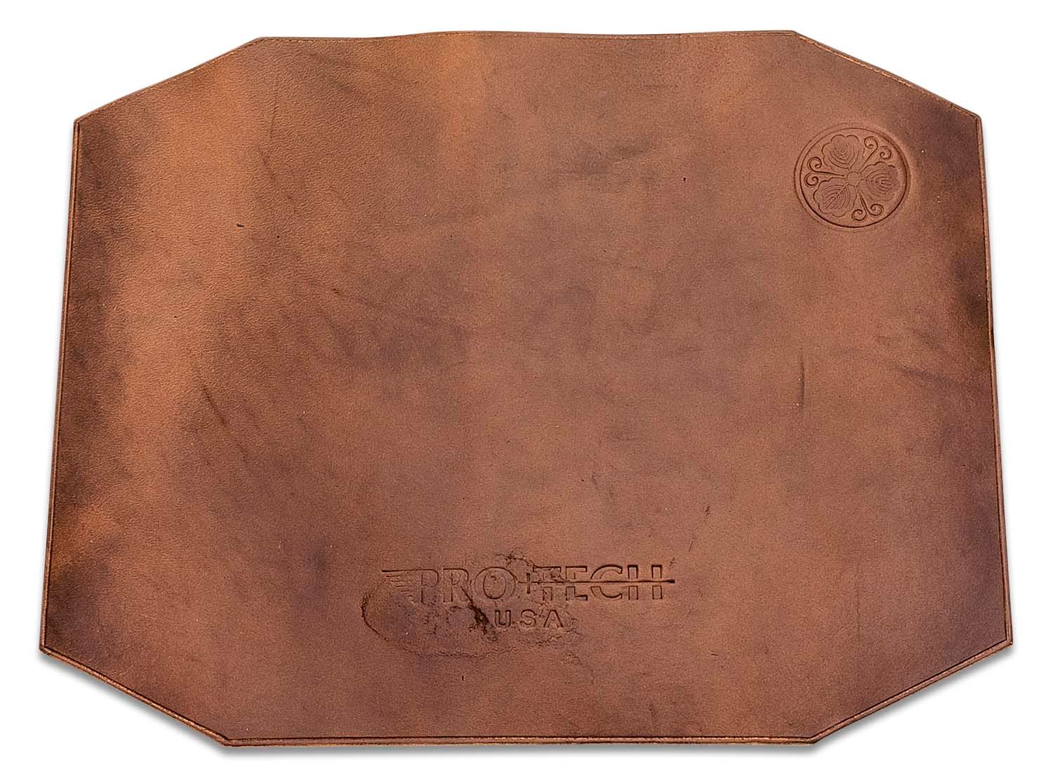 Pro-Tech Small Leather Work Mat - KnifeCenter - PT Small Leather