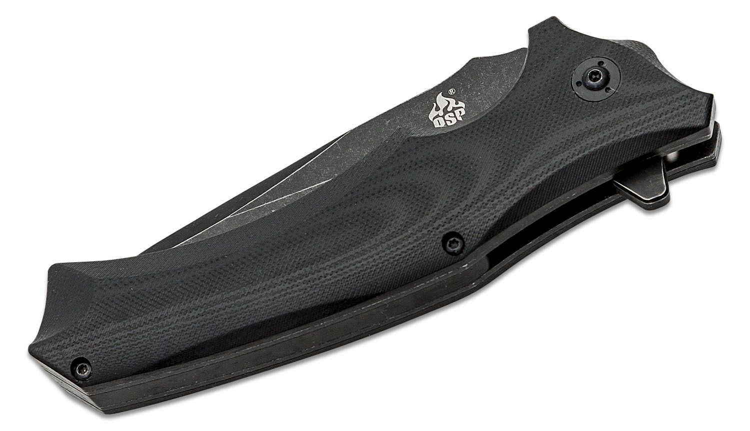 QSP Knife Sthenia QS101-A Black G10 couteau de poche