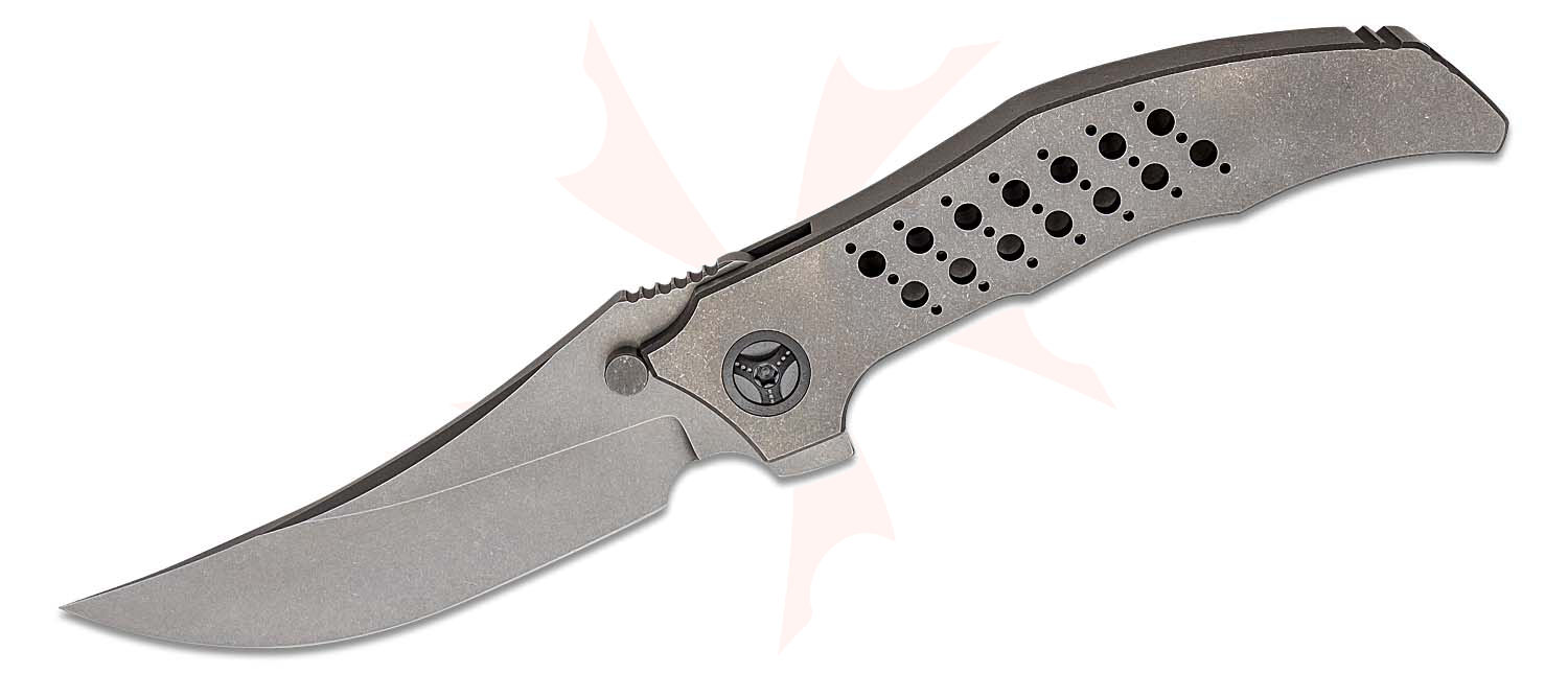 Peter Rassenti Custom Persian Integral Flipper Knife 3.75