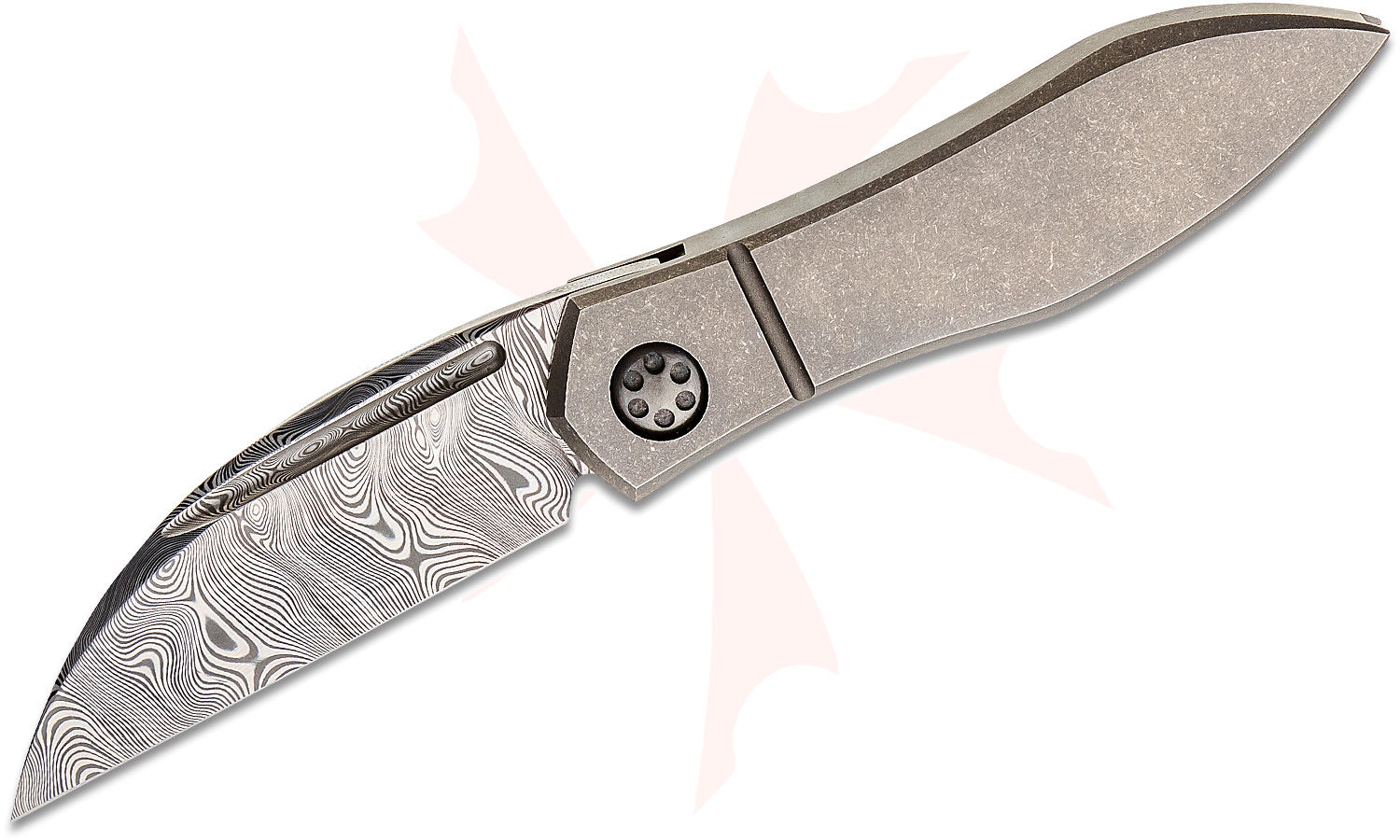 Peter Rassenti Custom Toad Two-Hand Integral Folding Knife 2.625
