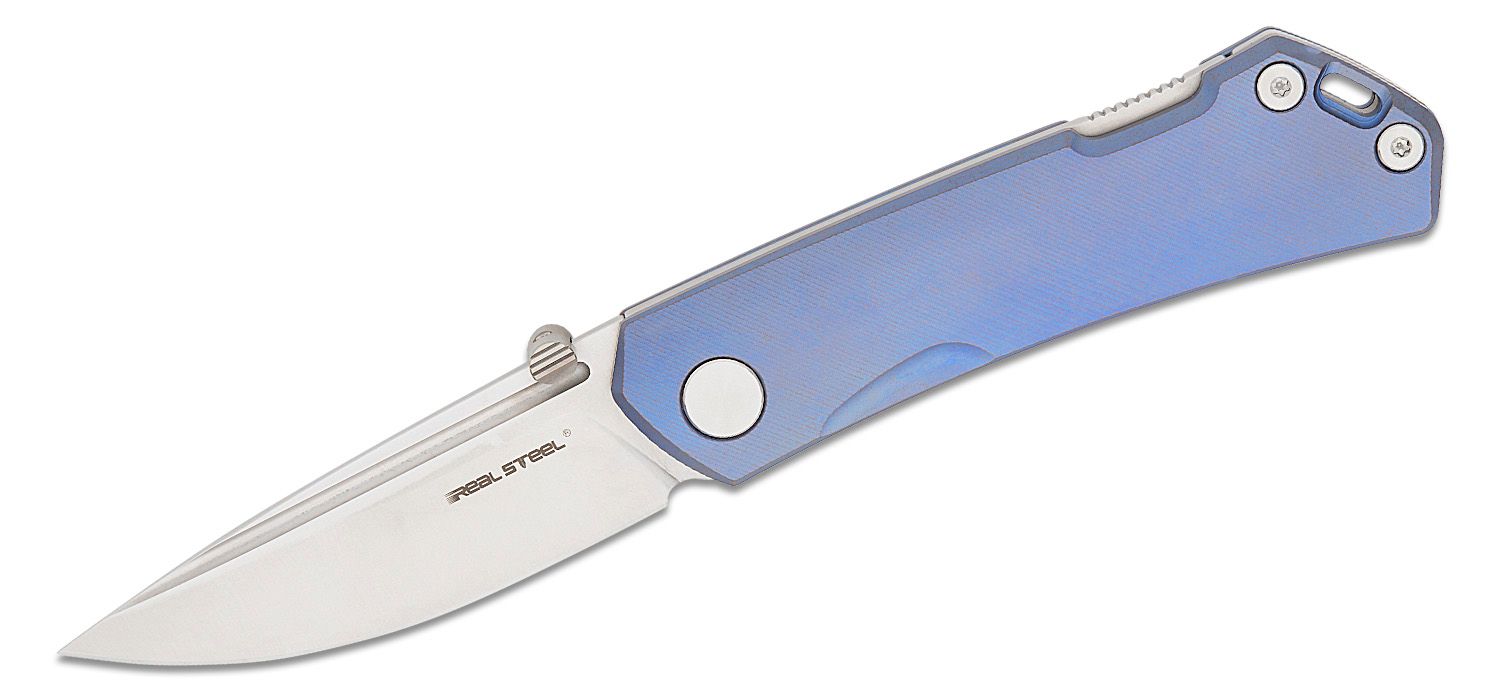Real Steel LUNA Maius EDC Backlock Pocket Folding Knife – flashlightgo