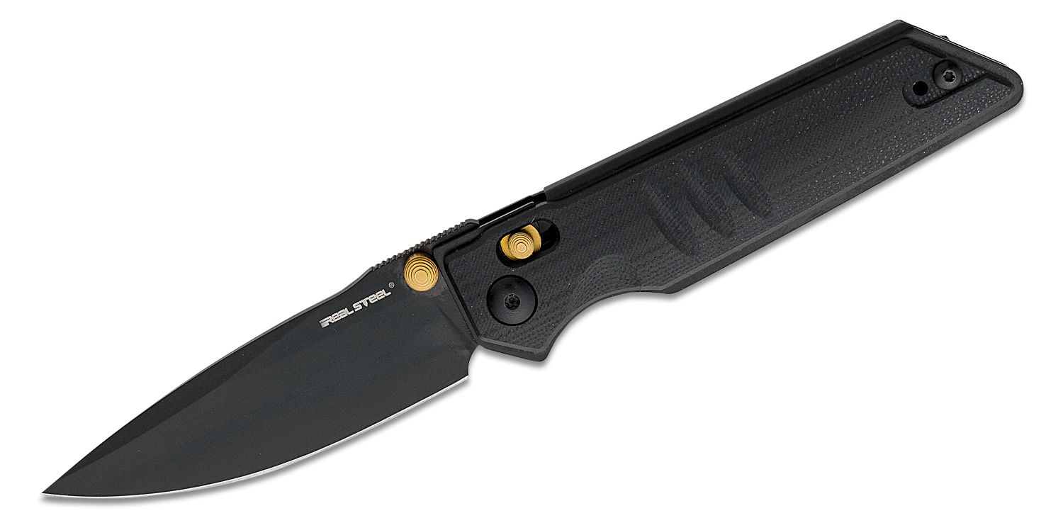 Real Steel Knives Display Matt RL1001, leather