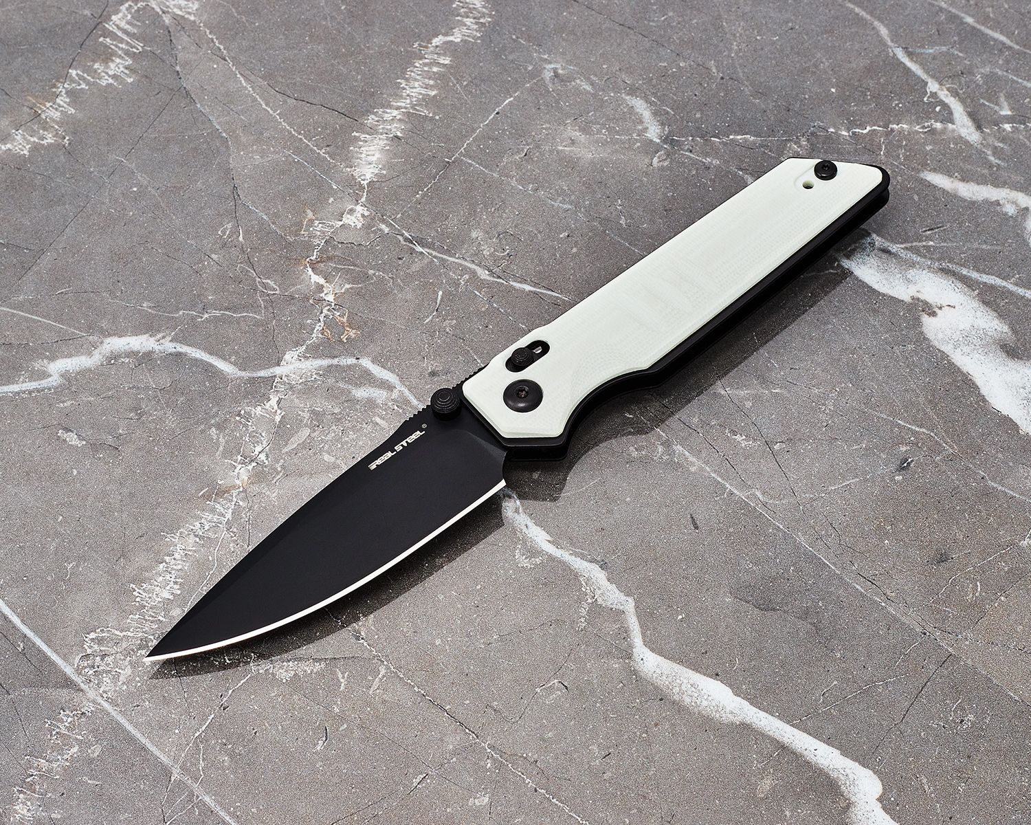  Real Steel Sacra Folding Pocket Knife - Bohler K110 Blade, G10  Handle - Camping, Hiking, EDC - Men and Women - Black/Natural : Tools &  Home Improvement