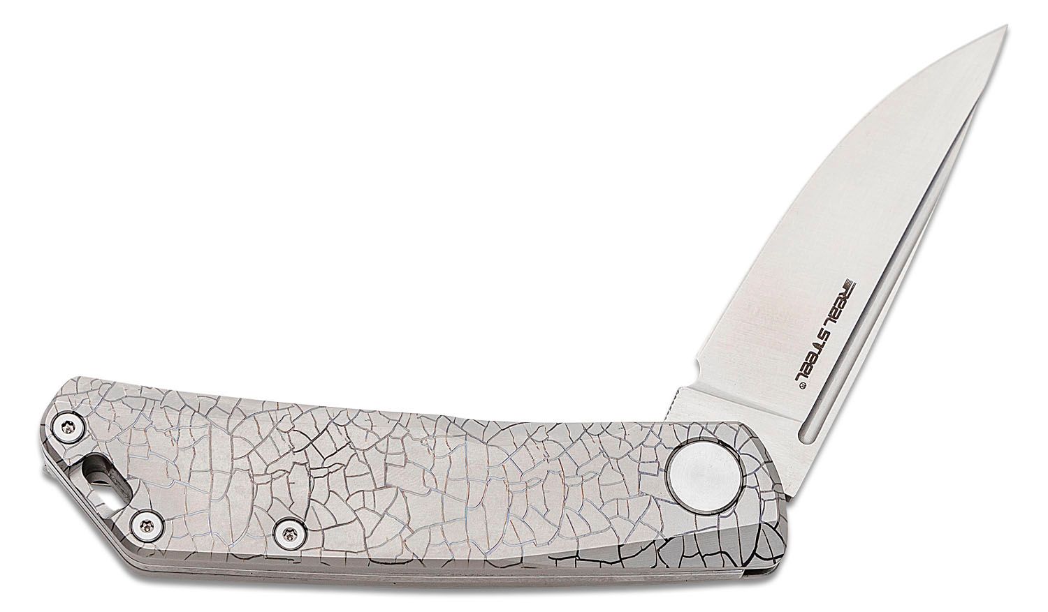 Real Steel Knives Luna Slipjoint Folding Knife 2.76 Balbach Damascus Drop  Point Blade, Green Canvas Micarta Handles - KnifeCenter Exclusive -  KnifeCenter - 9003