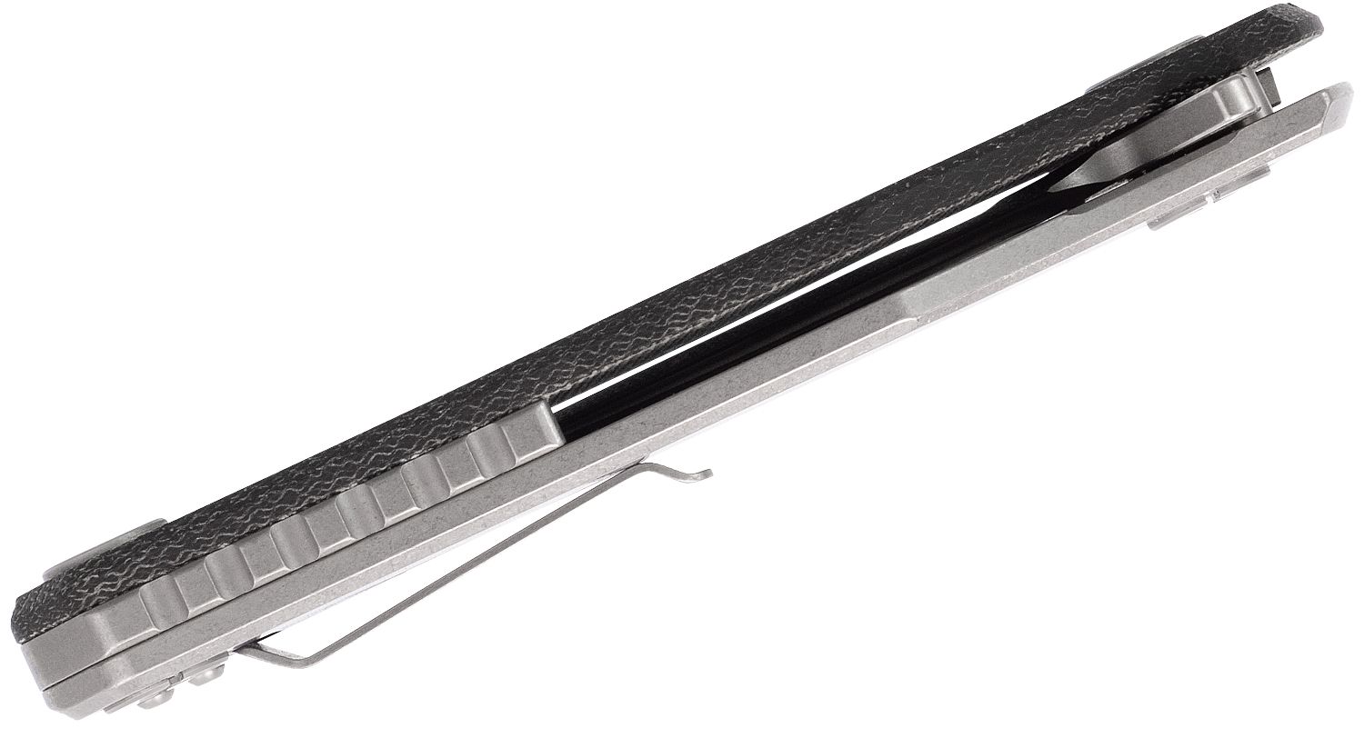 Real Steel Rokot Folding Knife 3.63 Bohler N690 Steel Blade Black