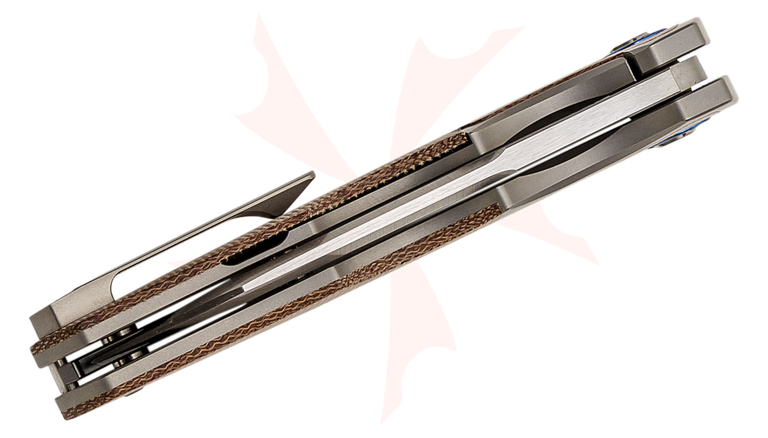 Reate Knives Kirby Lambert Mini Crossroads Flipper Knife 3.3