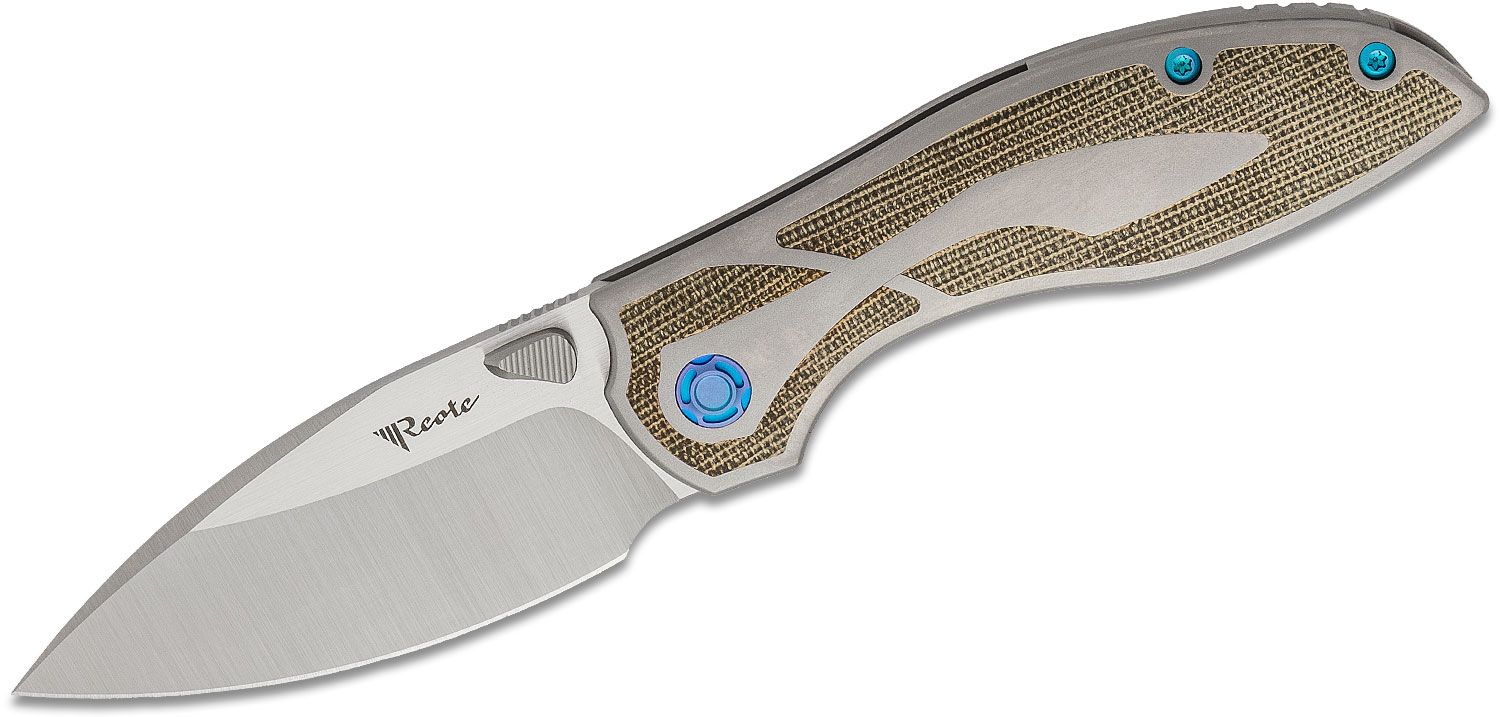 Boker Plus Anti-MC Folding Knife 3.25 Ceramic Blade, Titanium
