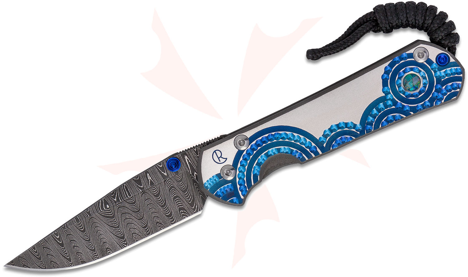 Chris Reeve Small Sebenza 21 Unique Graphic CGG Folding Knife 2.94