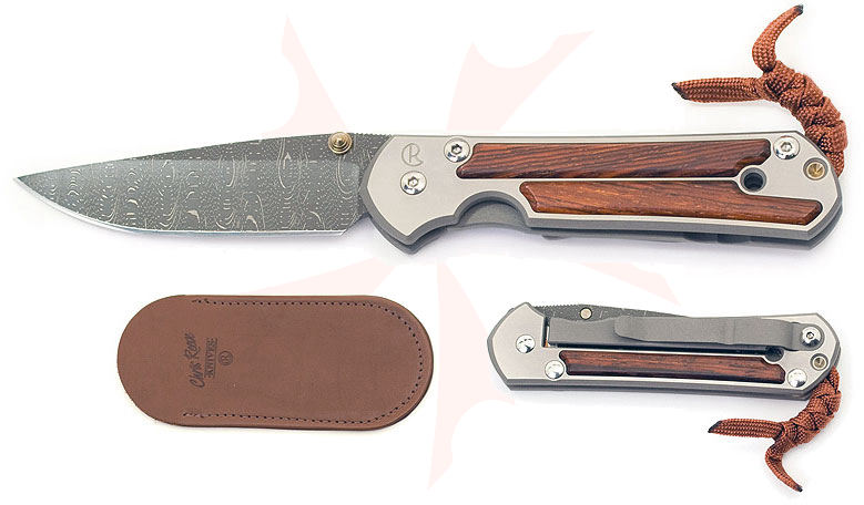 Chris Reeve Small Sebenza 21 Cocobolo Inlay 2.94