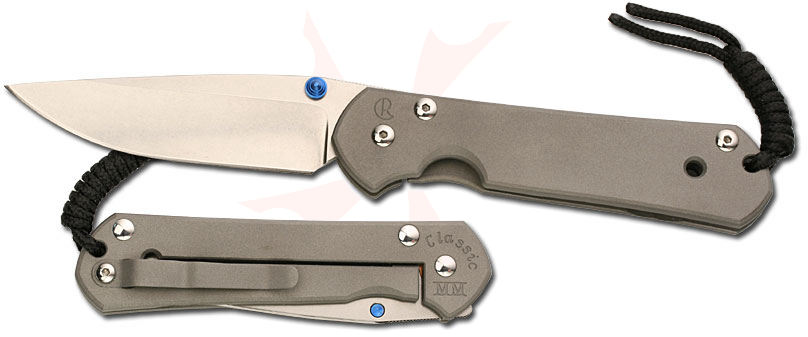 Chris Reeve Large S30V Sebenza CLASSIC 2000 Titanium Handle
