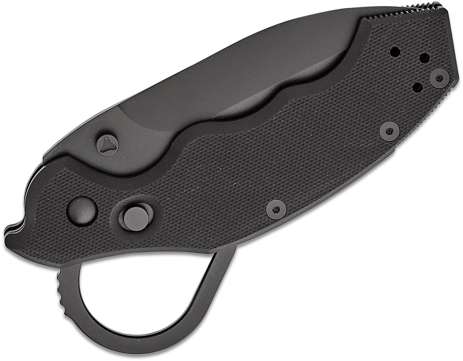 Regiment Blades Auto Lock Flipper Knife 3 Black Ti Nitride Spear