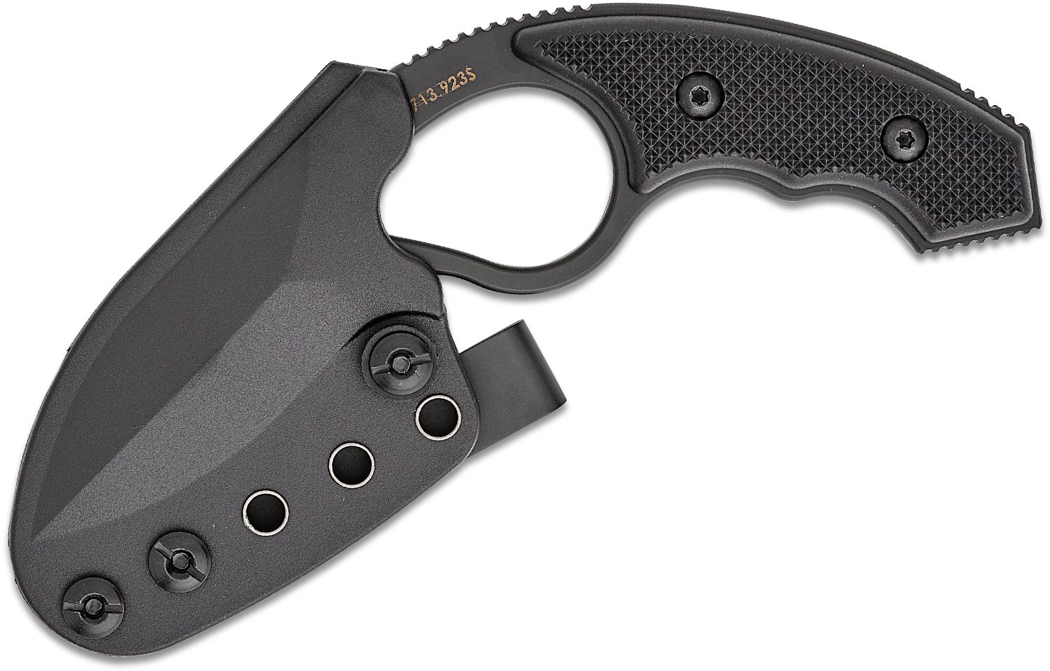 Regiment Blades Auto Lock Flipper Knife 3 Black Ti Nitride Spear