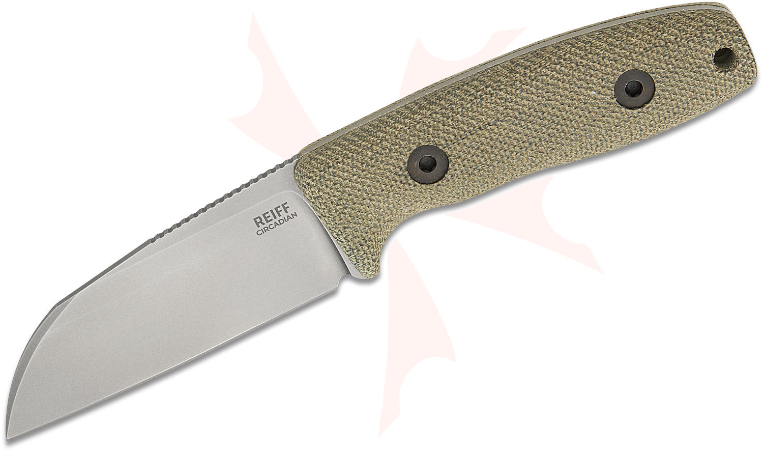 Reiff Knives Circadian EDC Fixed Blade Knife 3.28