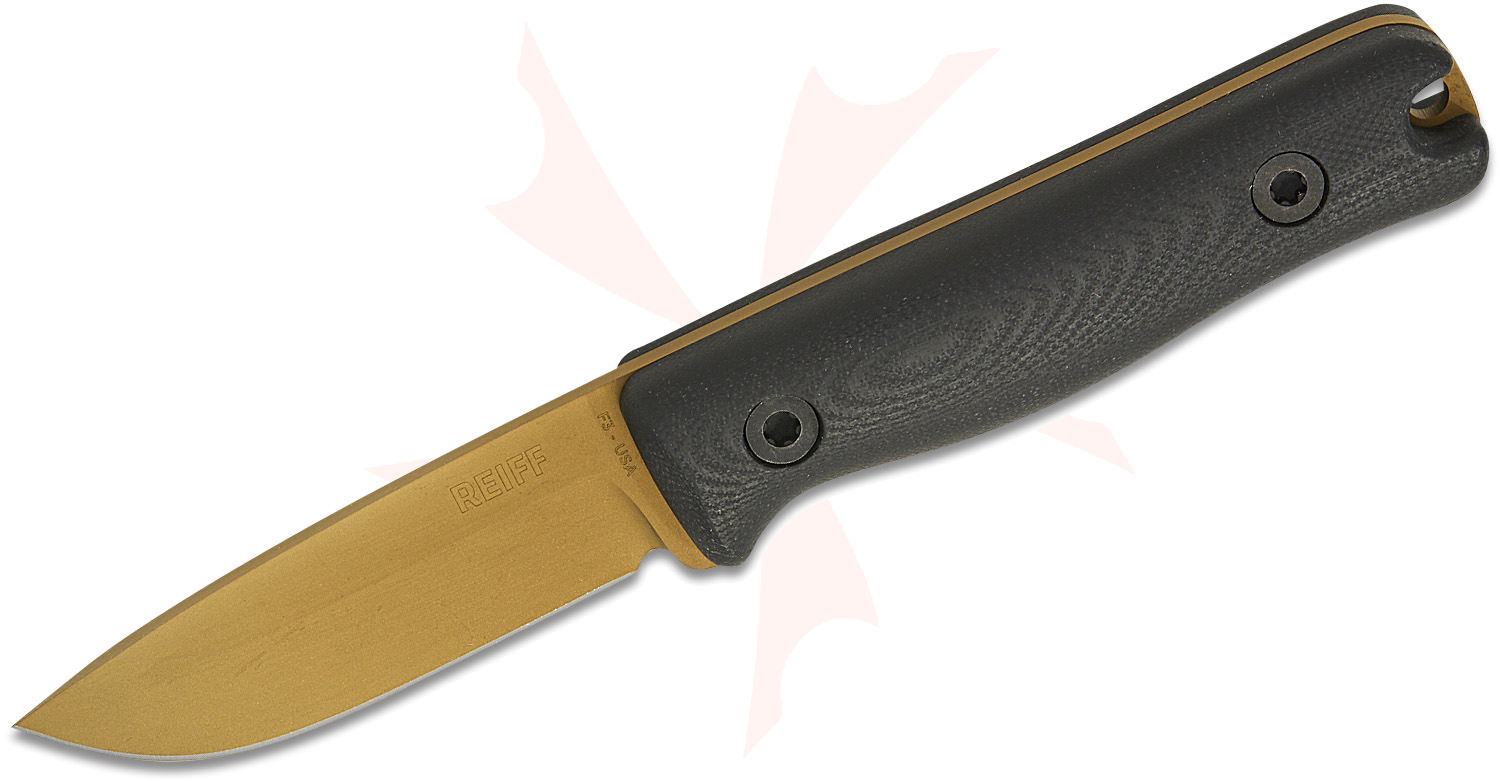 Reiff Knives Limited Release F3 EDC Fixed Blade Knife 2.9