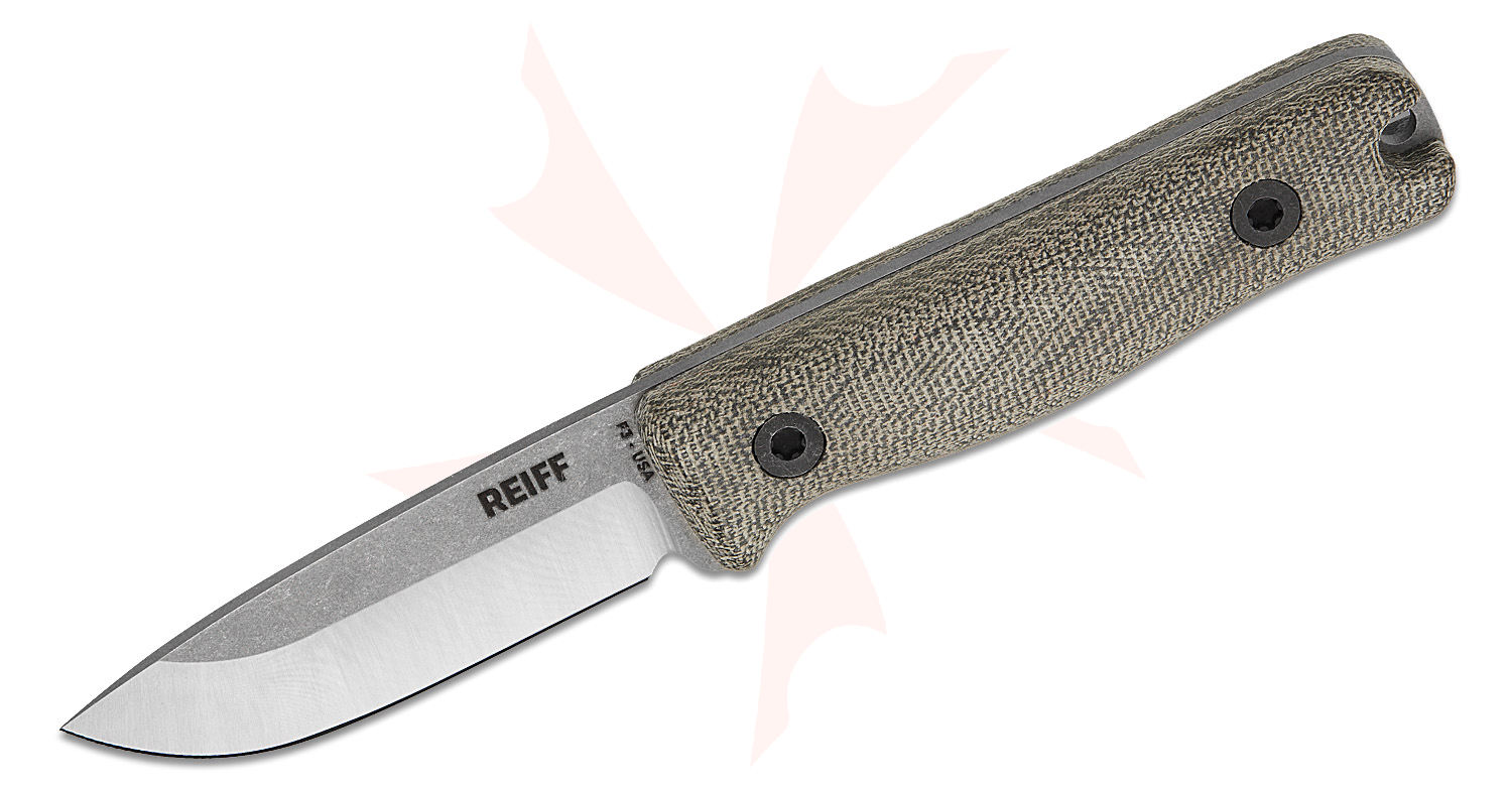 Reiff Knives Limited Release F3 EDC Fixed Blade Knife 2.9