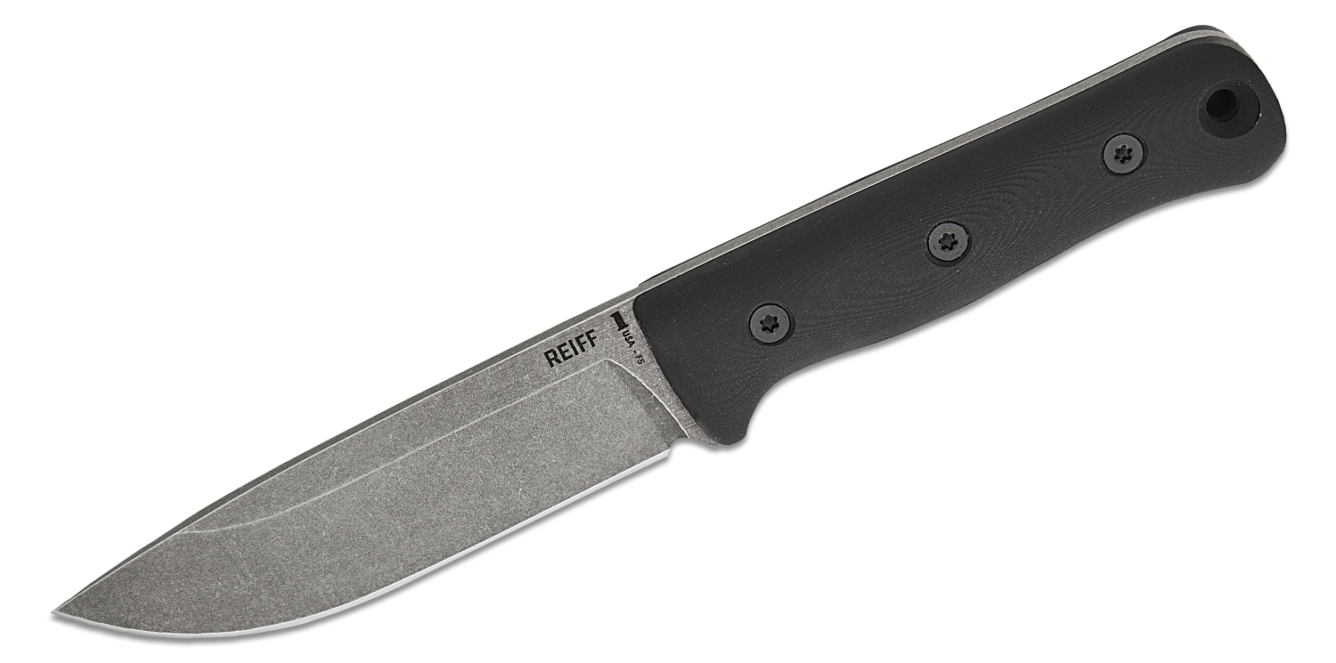 Reiff Knives F5 Field Survival Fixed Blade Knife 5" CPM3V Acid