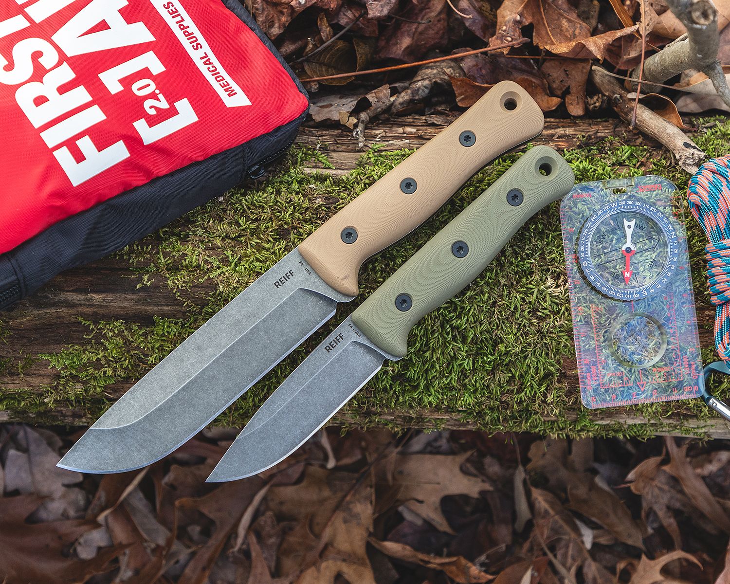 Reiff Knives F6 Leuku Fixed Blade Knife 6 CPM-3V Acid Stonewashed Drop  Point, Coyote Tan G10 Handles, Leather Sheath - KnifeCenter - F611CTGBRLR